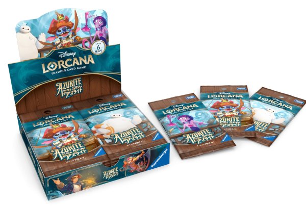 画像1: 予約　タカラトミー(TAKARA TOMY) ディズニー・ロルカナ・TCG 日本語版 ブースターパック 大いなるアズライト　1BOX (1)
