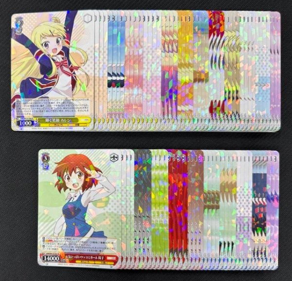 画像1: ヴァイスシュヴァルツ きんいろモザイク 15th Anniversary　R22種+U28種+C28種+CR12種　各4枚セット (1)