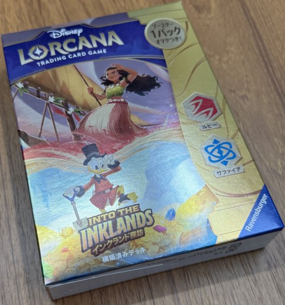 画像1: タカラトミー(TAKARA TOMY) ディズニー・ロルカナ・TCG 日本語版 構築済みデッキ インクランド探訪 ルビー・サファイア (1)