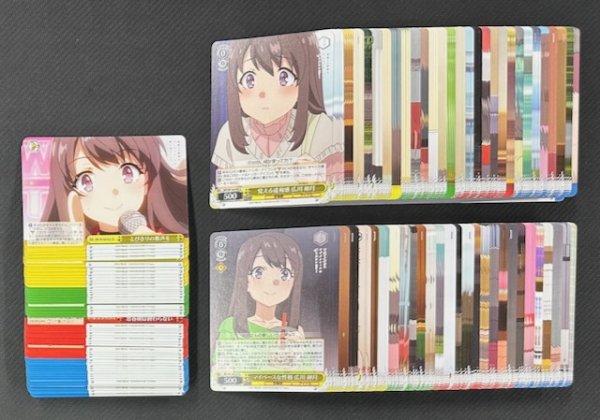 画像2: ヴァイスシュヴァルツ 青春ブタ野郎はサンタクロースの夢を見ない　R22種+U28種+C27種+CR13種　各4枚セット (2)