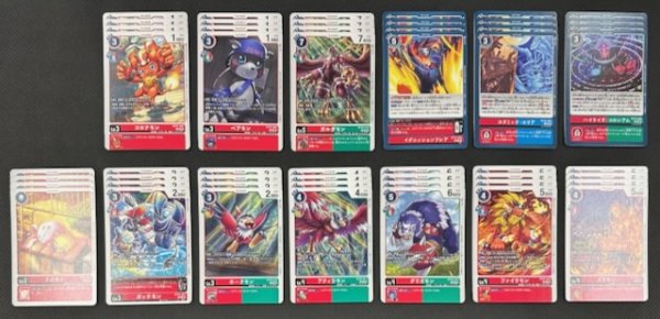 画像1: 【DUAL REVOLUTION】赤　アンコモン+コモン 各4枚セット (1)