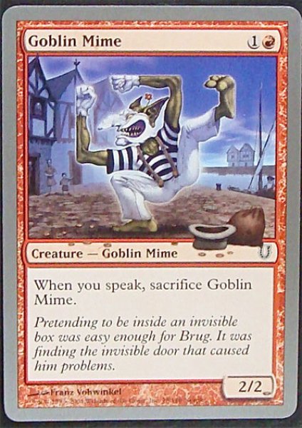 画像1: 【アンヒンジド】 Goblin Mime　赤 78/140 (1)