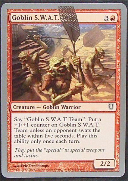 画像1: 【アンヒンジド】 Goblin S.W.A.T. Team　赤 80/140 (1)