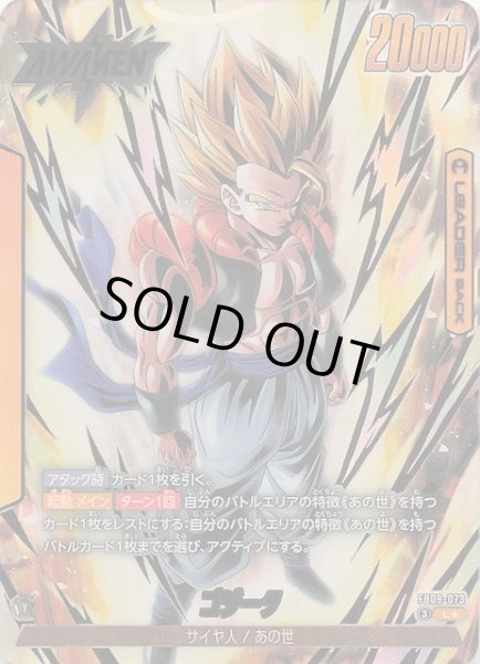 画像1: 【パラレル DUAL EVOLUTION リーダーカード】孫悟空/ベジータ　FB09-073 (1)