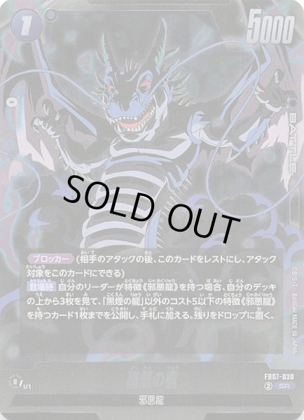 画像1: 【神龍への願い スーパーレア】黒煙の龍 FB07-030 (1)