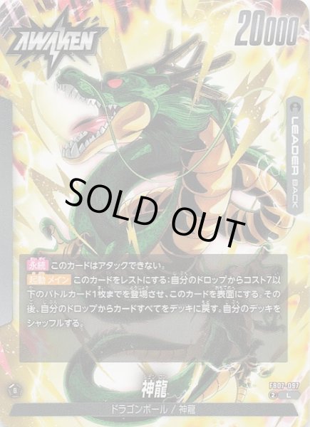 画像1: 【神龍への願い リーダーカード】ドラゴンボール/神龍　FB07-097 (1)