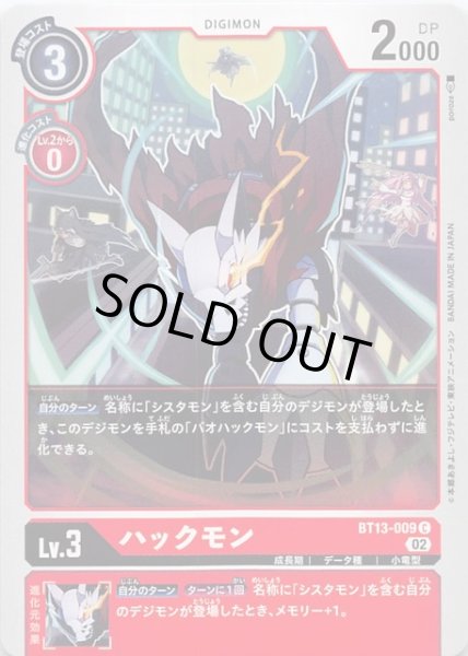 画像1: 【VSロイヤルナイツ コモン】ハックモン　BT13-009 (1)