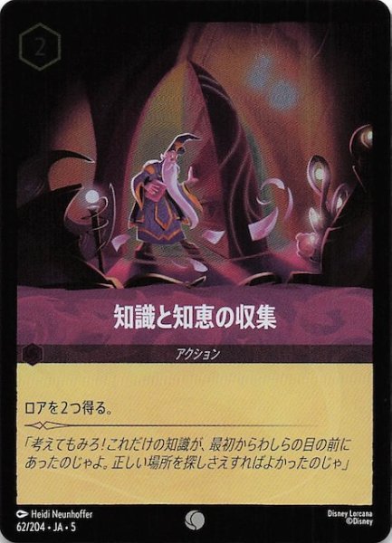 画像1: 【フォイル 星々の輝き コモン】知識と知恵の収集　62/204・JA・5 (1)