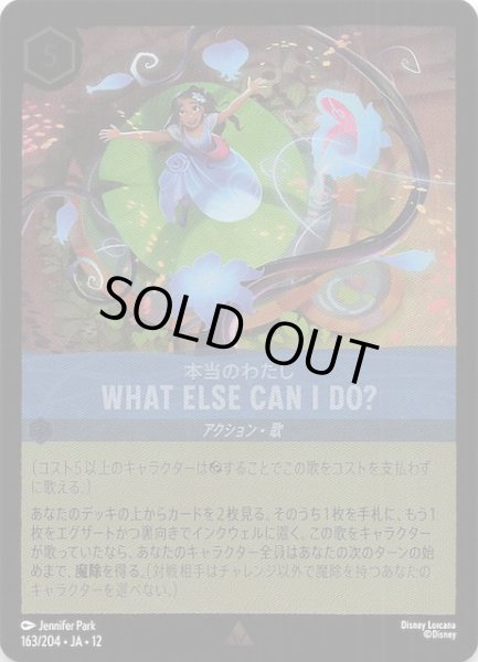 画像1: 【ホイル仕様 未知なる彼方へ！ レア】本当のわたし WHAT ELSE CAN I DO?　163/204 (1)