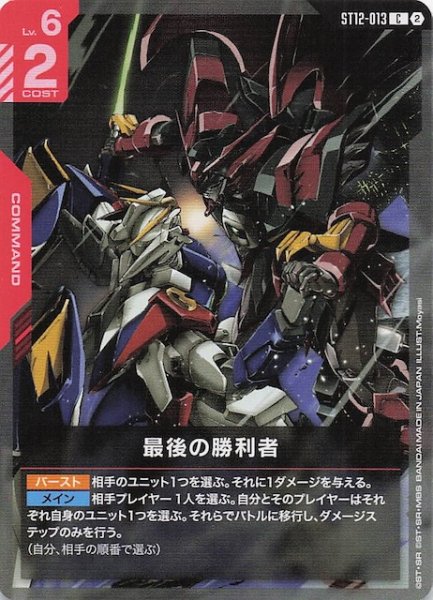 画像1: 【Raging Onslaught コモン】最後の勝利者　ST12-013 (1)