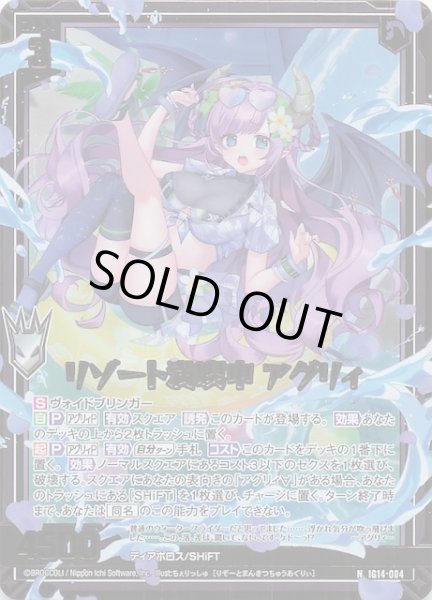 画像1: 【金箔ホロ N】リゾート満喫中 アグリィ　IG14-004 (1)