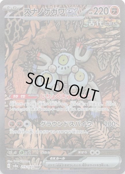 画像1: 【テラスタルフェスex SAR】スナノケガワex 215/187 (1)