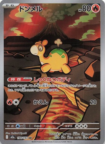 画像1: 【MEGAドリームex AR】ドンメル　198/193 (1)