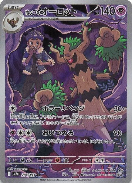 画像1: 【MEGAドリームex AR】ホップのオーロット　204/193 (1)