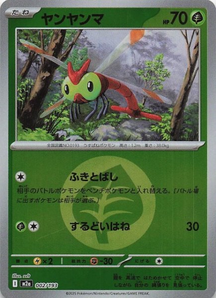 画像1: 【エネルギーマーク仕様 MEGAドリームex】ヤンヤンマ　002/193 (1)