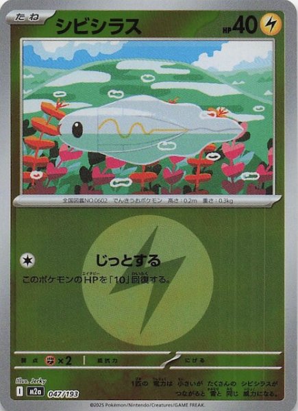 画像1: 【エネルギーマーク仕様 MEGAドリームex】シビシラス　047/193 (1)