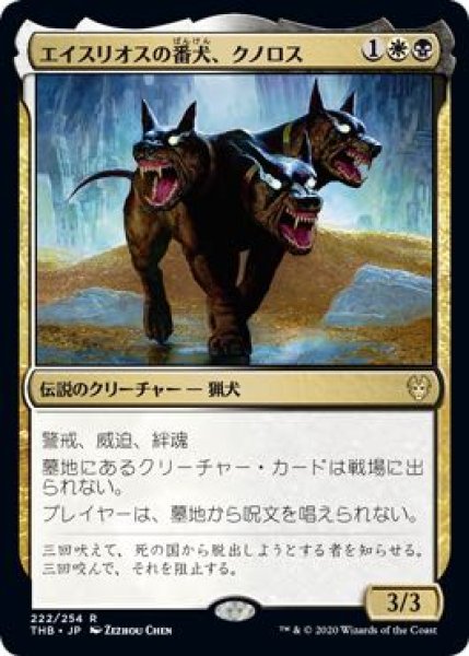 画像1: 【テーロス還魂記　レア】エイスリオスの番犬、クノロス　222/254 (1)