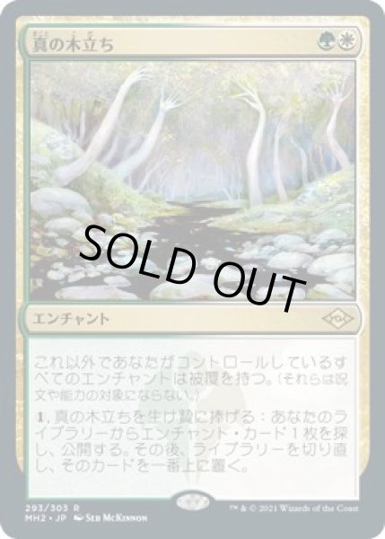 画像1: 【モダンホライゾン２ レア】真の木立ち　293/303 (1)