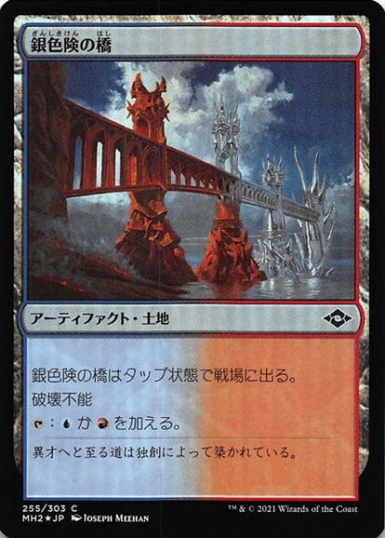 画像1: 【モダンホライゾン２ コモン　FOIL】銀色険の橋　255/303 (1)