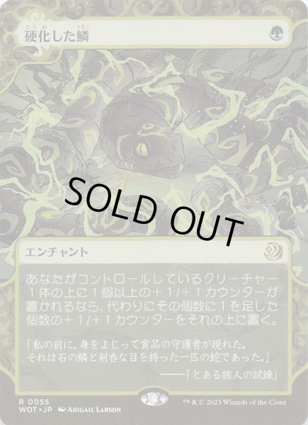 画像1: 【おとぎ話カード エルドレインの森 レア】硬化した鱗　0055 (1)