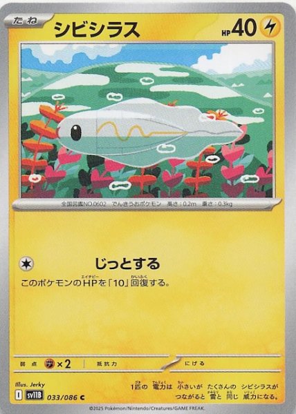 画像1: 【ブラックボルト C】シビシラス　033/086 (1)