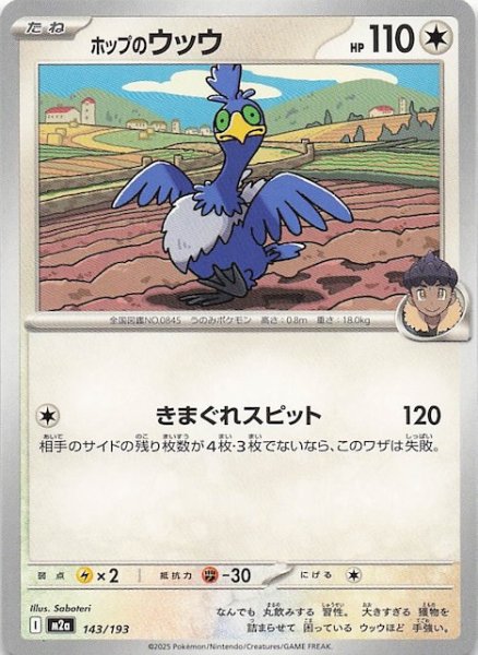 画像1: 【MEGAドリームex】ホップのウッウ　143/193 (1)