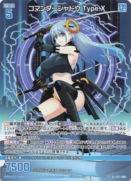 画像1: 【再録R】コマンダーシャドウ Type.X　IG11-068 (1)