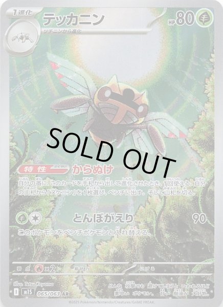 画像1: 【メガシンフォニア AR】テッカニン　065/063 (1)