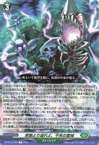 画像1: 【R】深淵より溢れよ、不死の霊域　DZ-BT12/063 (1)