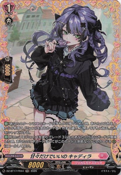 画像1: 【FR】甘々だけでいいの キャディラ　DZ-BT17/FR44 (1)