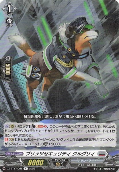 画像1: 【R】ブリッツセキュリティ クルグリィ　DZ-BT17/058 (1)