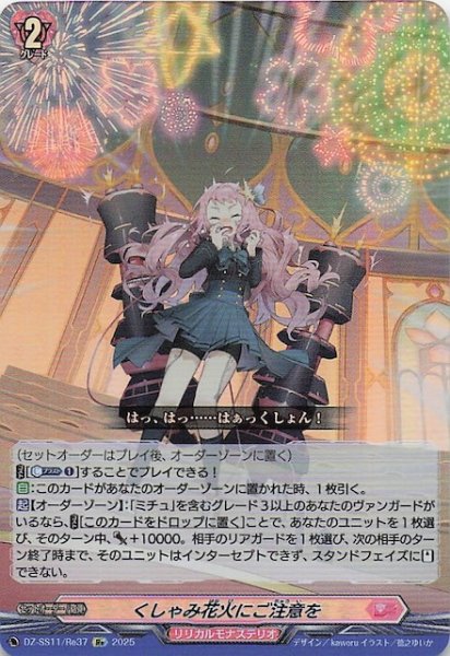 画像1: 【フェスティバルブースター2025 Re】くしゃみ花火にご注意を　DZ-SS11/Re37 (1)