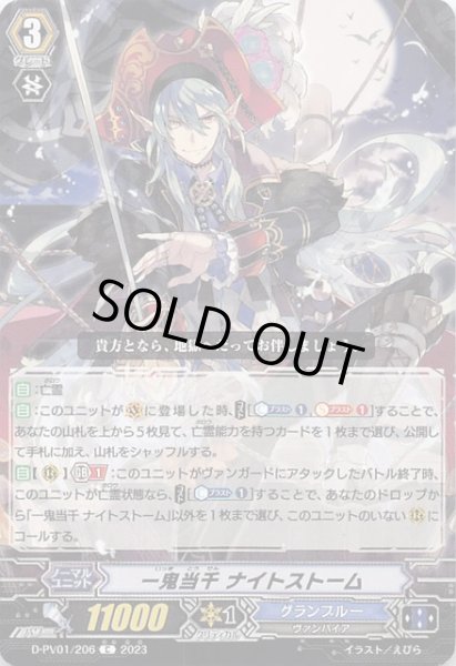 画像1: 【ヒストリーコレクション C】一鬼当千 ナイトストーム　D-PV01/206 (1)