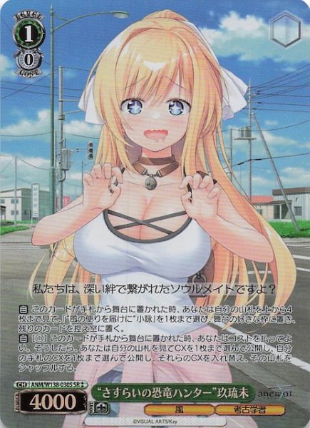 画像1: 【SR2】“さすらいの恐竜ハンター”玖琉未 ANM/W138-030S (1)