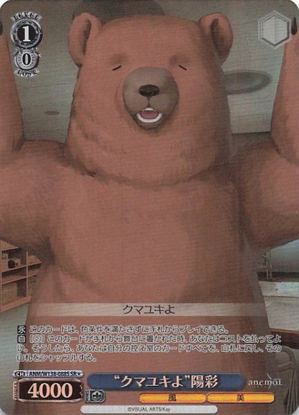 画像1: 【SR1】“クマユキよ”陽彩 ANM/W138-088S (1)