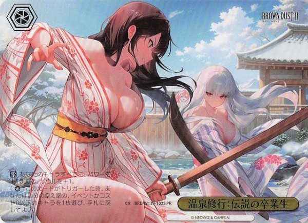 画像1: 【パラレル ボックス特典PR】温泉修行：伝説の卒業生 BRD/W139-102S (1)