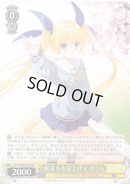 画像1: 【RR】桜並木を見上げて さくら　DC/W128-001 (1)