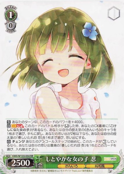 画像1: 【RR】しとやかな女の子 忍　KMS/W133-034 (1)