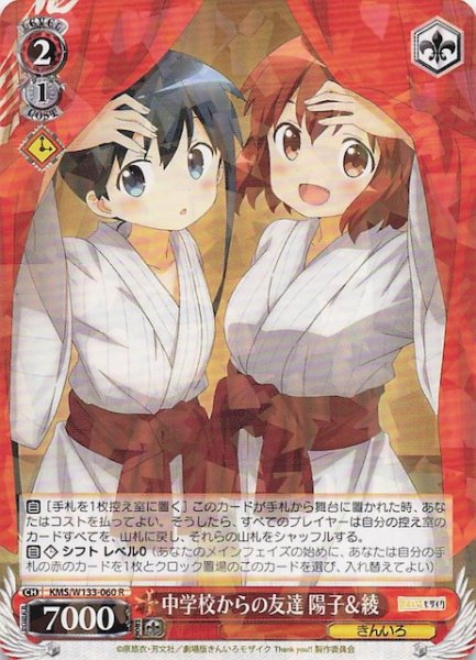 画像1: 【R】中学校からの友達 陽子＆綾　KMS/W133-060 (1)