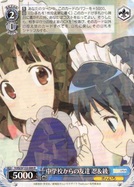 画像1: 【R】中学校からの友達 忍＆綾　KMS/W133-084 (1)