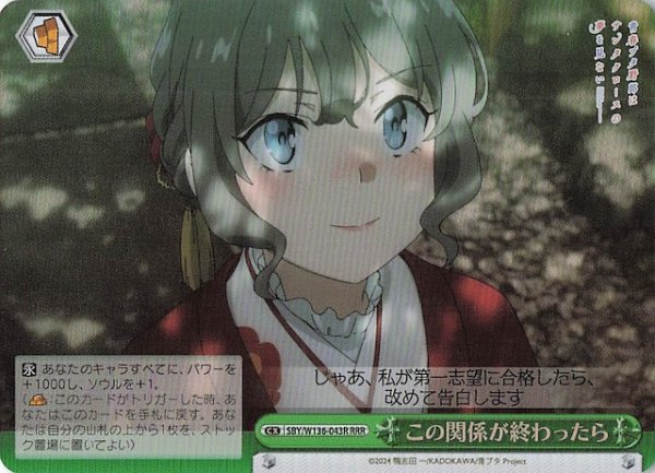 画像1: 【RRR】この関係が終わったら　SBY/W136-043R (1)