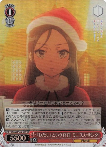 画像1: 【SR】『わたし』という存在 ミニスカサンタ　SBY/W136-056S (1)