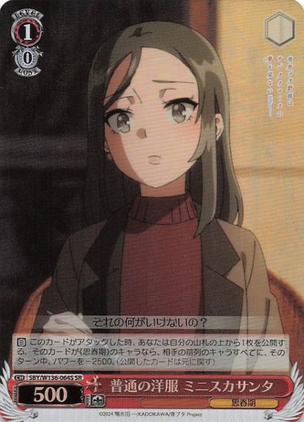 画像1: 【SR】普通の洋服 ミニスカサンタ　SBY/W136-064S (1)