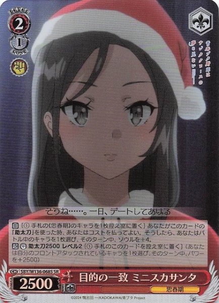 画像1: 【SR】目的の一致 ミニスカサンタ　SBY/W136-068S (1)
