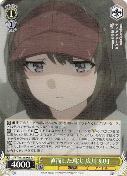 画像1: 【R】直面した現実 広川 卯月　SBY/W136-005 (1)