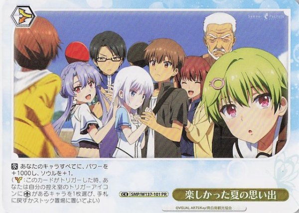 画像1: 【ノーマル ボックス特典 PR】楽しかった夏の思い出　SMP/W137-101 (1)
