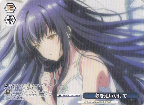 画像1: 【ノーマル ボックス特典 PR】夢を追いかけて　SMP/W137-112 (1)