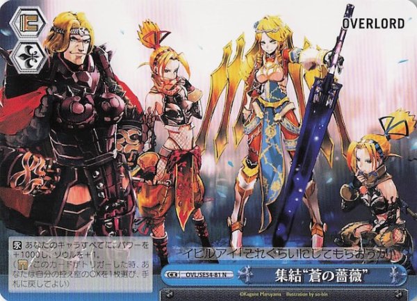 画像1: 【N】集結“蒼の薔薇”　OVL/SE54-81 (1)