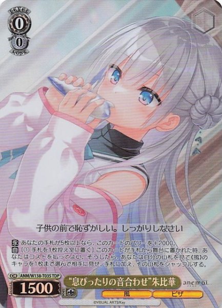 画像1: 【TDP】“息ぴったりの音合わせ”朱比華　ANM/W138-T03S (1)