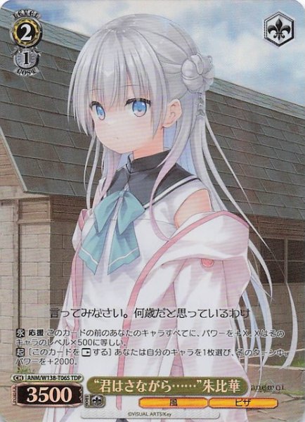 画像1: 【TDP】“君はさながら・・・・・・”朱比華　ANM/W138-T06S (1)